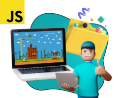 Программирование на JavaScript. Учимся создавать игры! - Школа программирования для детей, компьютерные курсы для школьников, начинающих и подростков - KIBERone г. Белорецк
